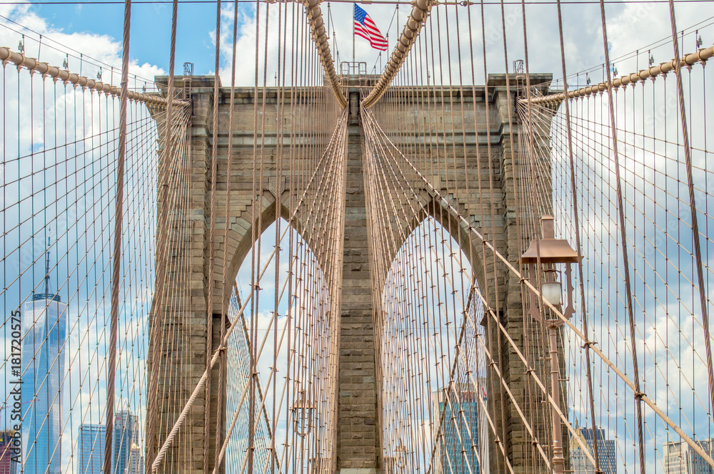 Obraz premium Brooklyn Bridge Profile