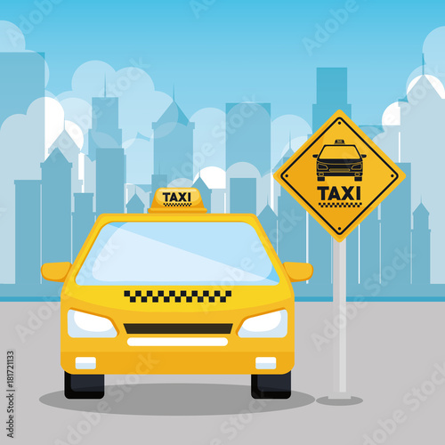taxi service app smart transport travel vector illustration