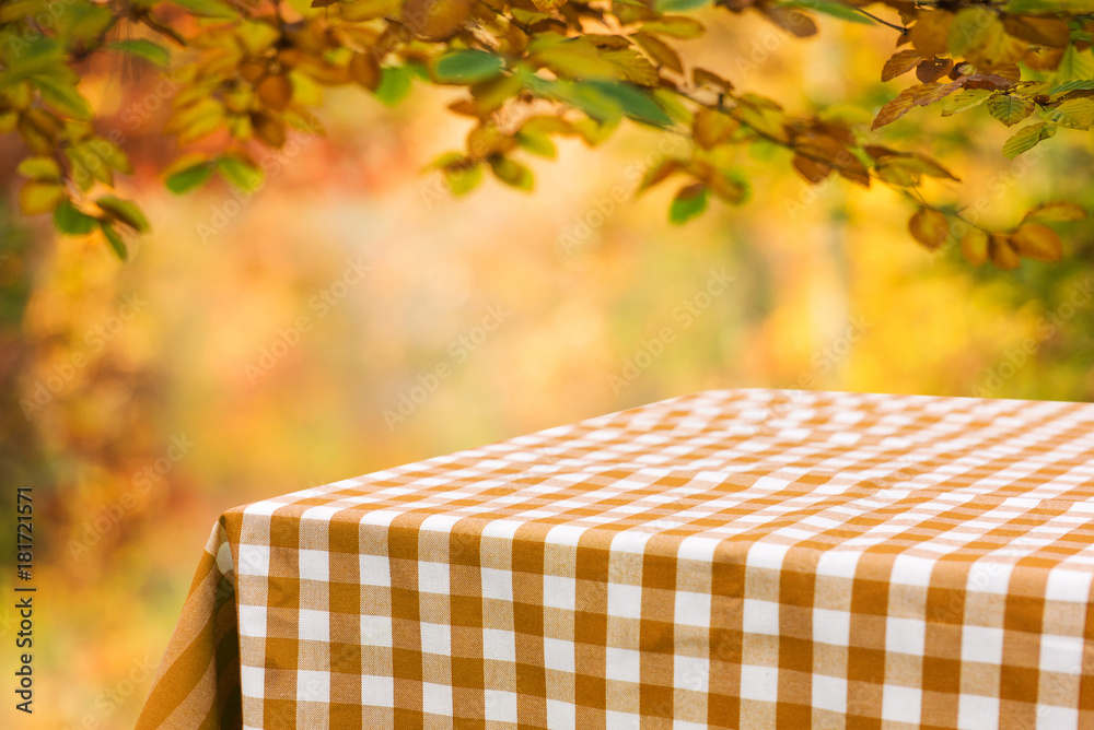 Autumn background table Stock Photo | Adobe Stock