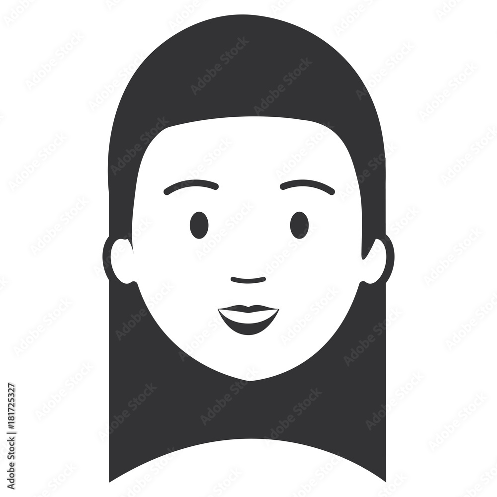 beautiful woman head avatar character vector illustration design beautiful woman head avatar character vector illustration design
