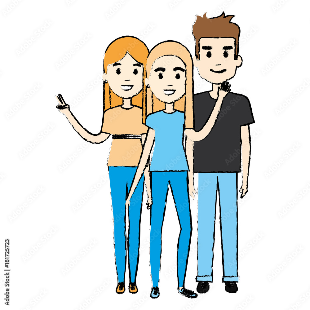 group of persons avatars characters vector illustration design group of persons avatars characters vector illustration design