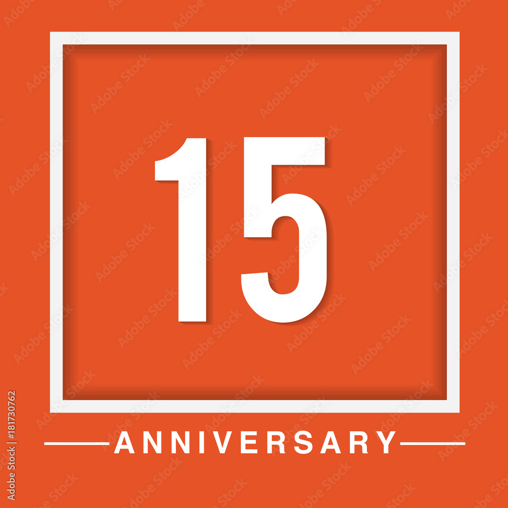 15 anniversary template design 15 anniversary template design