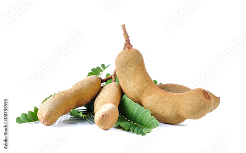 tamarind isolated on white background
