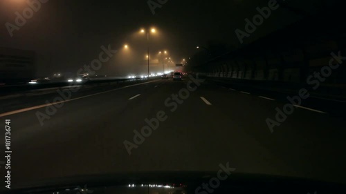 Wallpaper Mural Driving Fog & Freeway - POW Torontodigital.ca