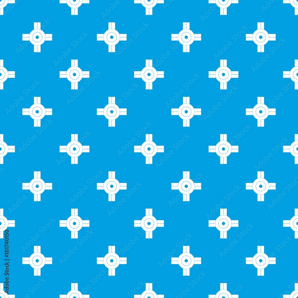 Big road junction pattern seamless blue Big road junction pattern seamless blue
