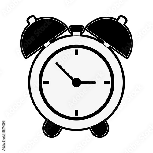 Clock with alarm bells