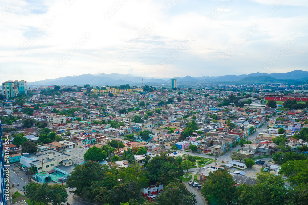 Obraz premium Santiago de Cuba at Sunset