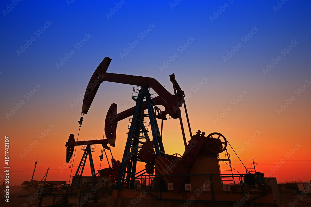 The oil pump, industrial equipment The oil pump, industrial equipment