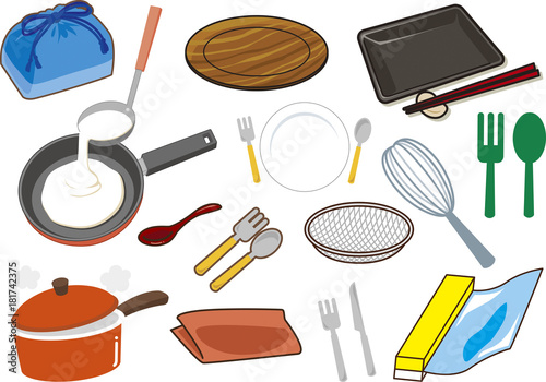 イラスト食器類1