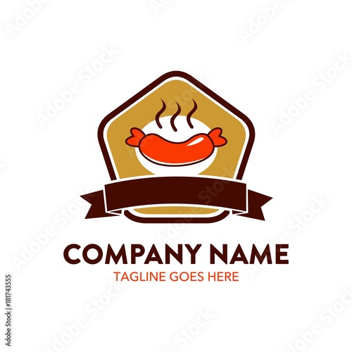 Wallpaper Mural beef steak logo. unique. vector. editable Torontodigital.ca