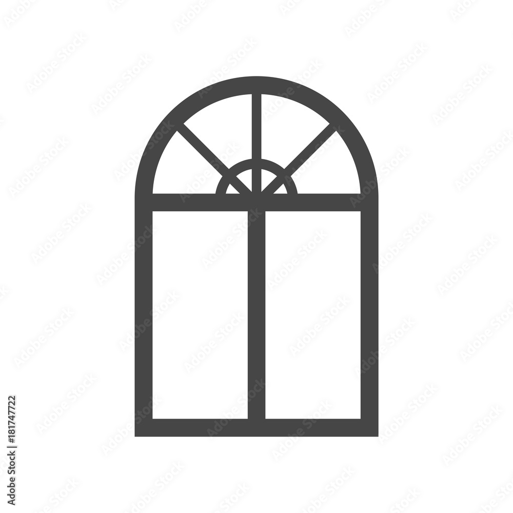 Window icon, Window icon over white background Window icon, Window icon over white background