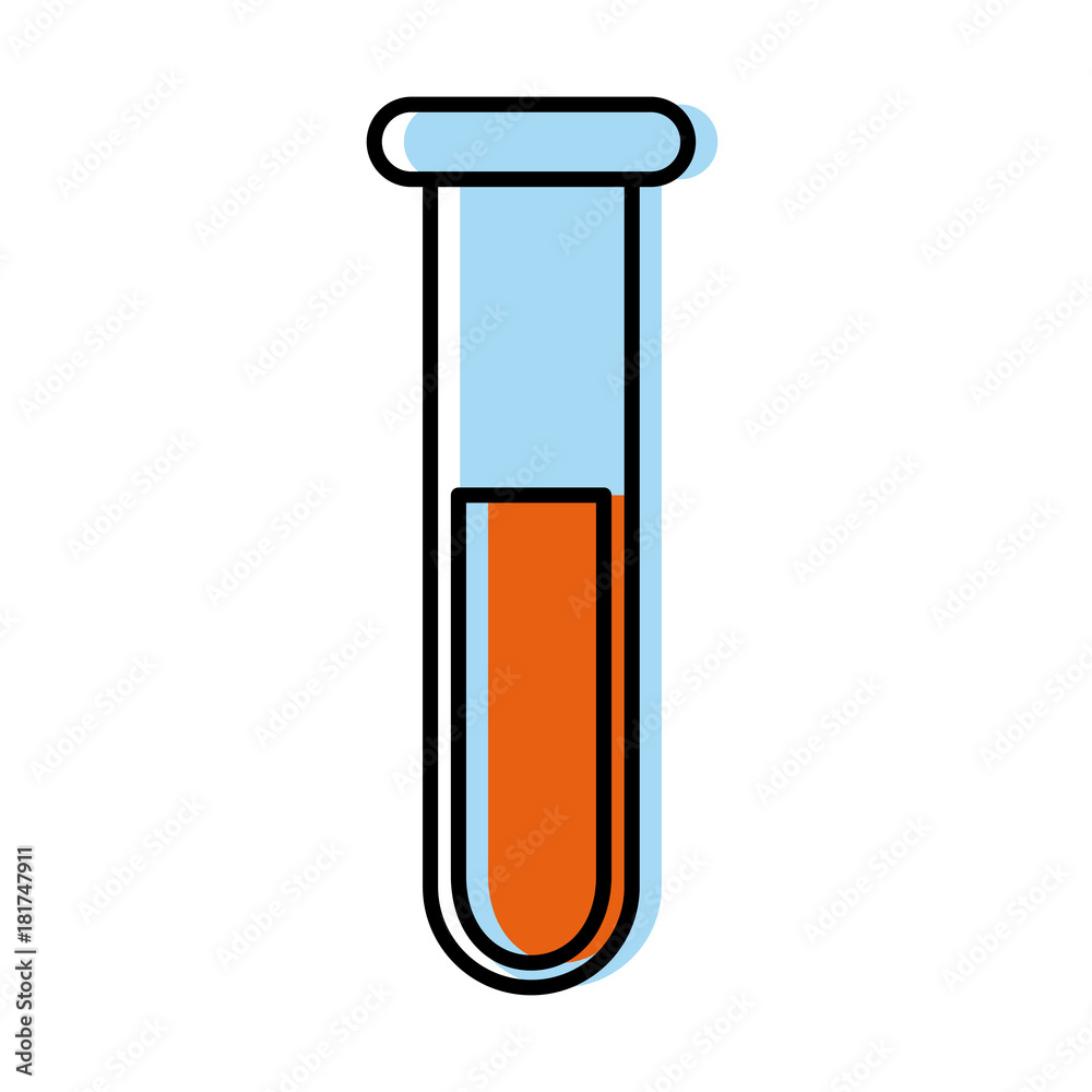 Test tube medical flask icon vector illustration graphic design Test tube medical flask icon vector illustration graphic design