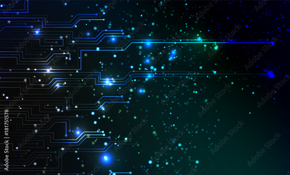 Obraz premium Abstract technological background