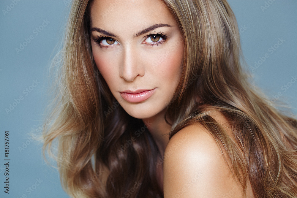 Fototapeta premium Woman With Beautiful Hair