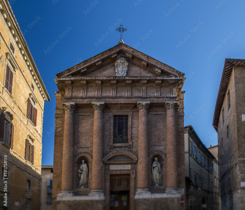 Saint Christopher Church in Siena, Italy