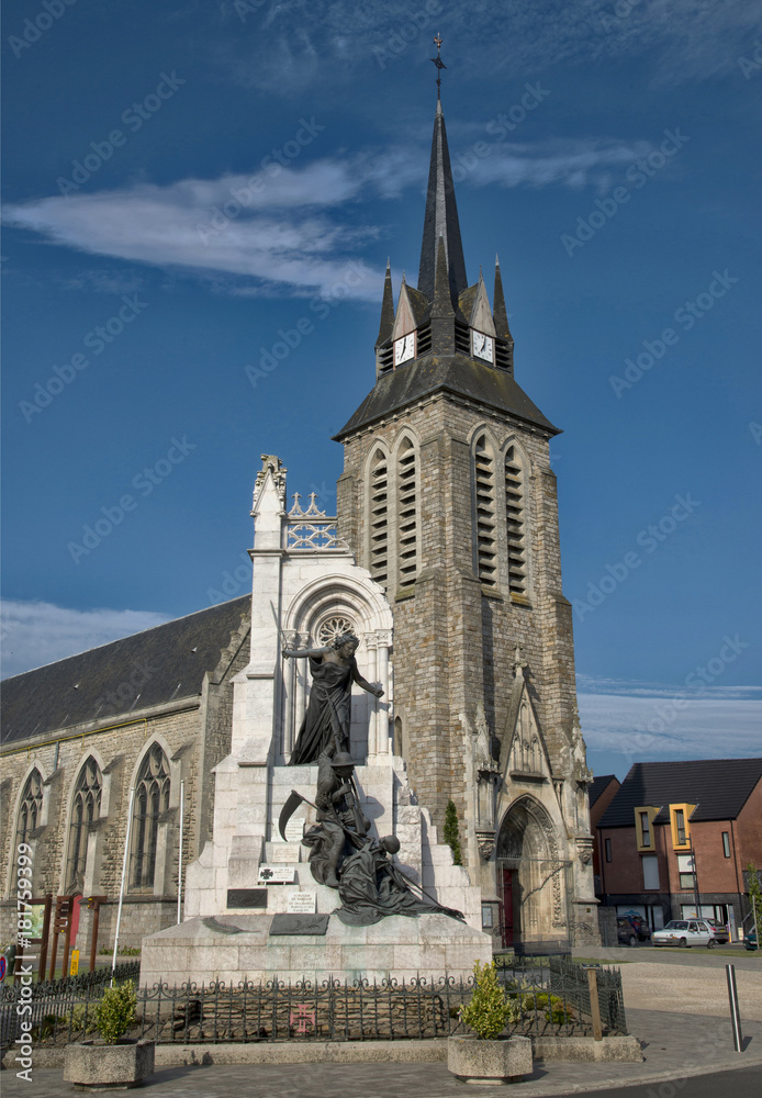 Monument aux Morts portugais à La Couture, Pas-de-Calais, France