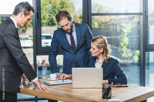 lawyers discussing work photo