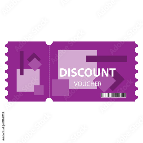 vector discount voucher background design