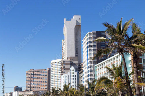  Buildings and Palm Trees on Golden Mile Beachfront © lcswart