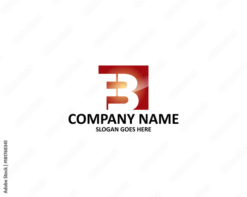 Obraz premium fb letter logo