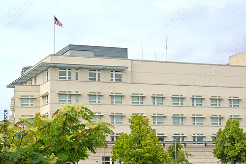 The building of Embassy of the United States of America in Berlin. Germany