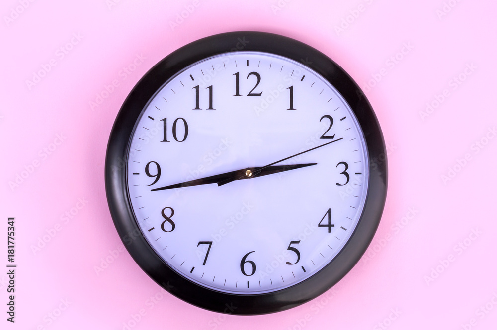 wall clock on a bright background wall clock on a bright background