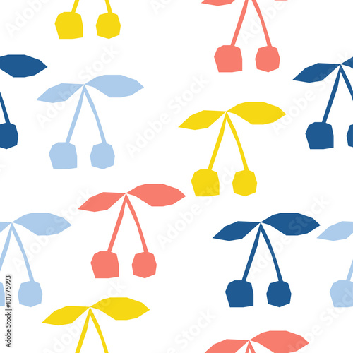 Abstract handmade umbrella and drop seamless pattern background. Childish handcrafted wallpaper for design card, baby nappy, diaper, scrapbook, holiday wrapping paper, textile, bag print, t shirt etc.