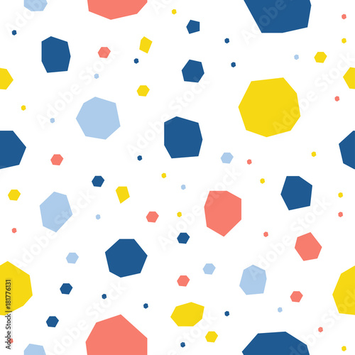 Abstract handmade umbrella and drop seamless pattern background. Childish handcrafted wallpaper for design card, baby nappy, diaper, scrapbook, holiday wrapping paper, textile, bag print, t shirt etc.