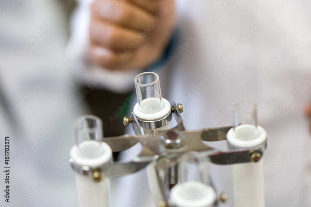 Analyze samples Cadmium ions in Laboratory. Analyze samples Cadmium ions in Laboratory.