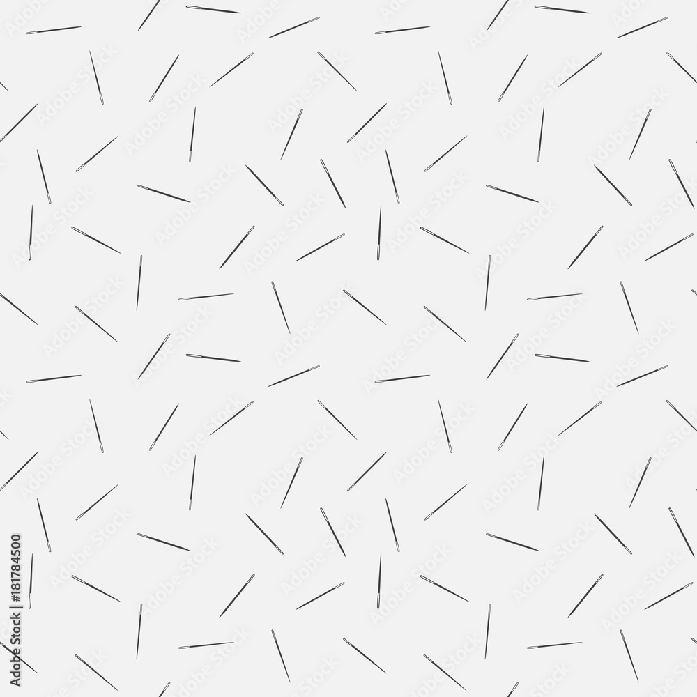 Needle vector seamless pattern or texture Needle vector seamless pattern or texture