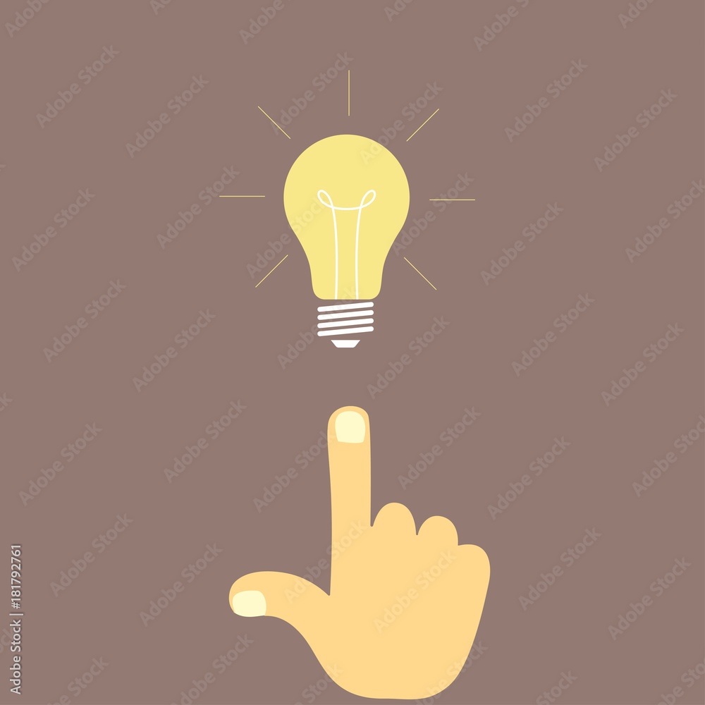 New idea icon vector. Business. Free space for test New idea icon vector. Business. Free space for test