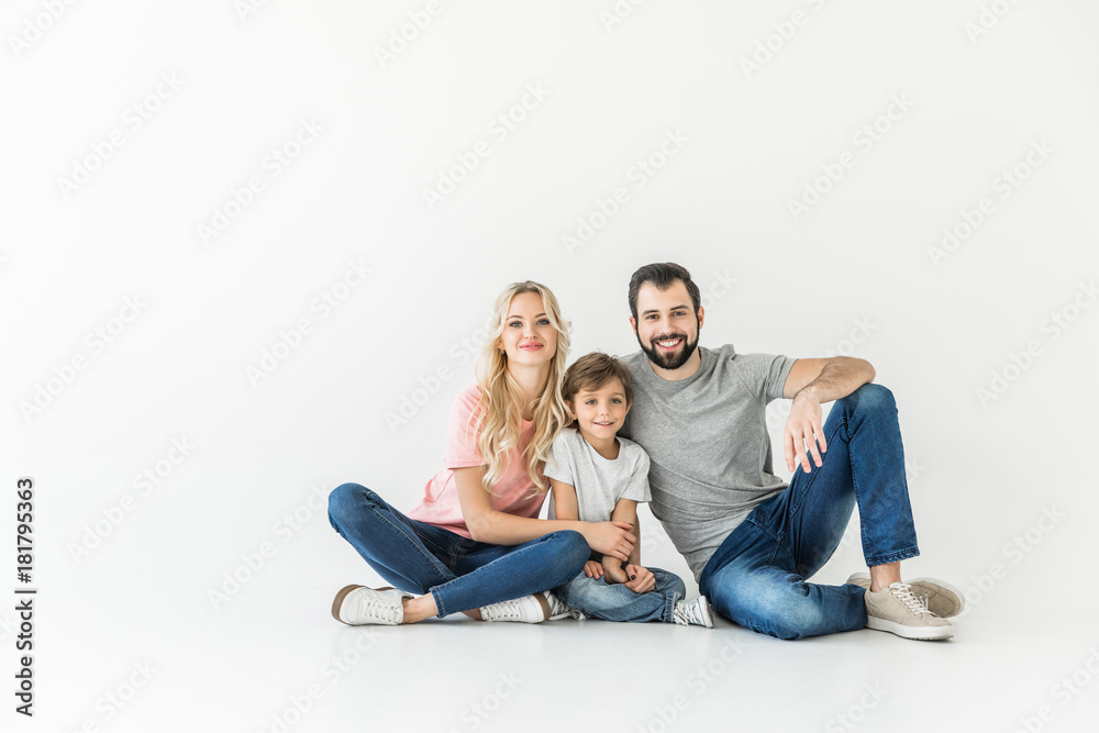 parents with son