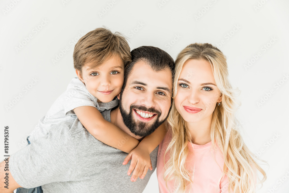 happy young family happy young family