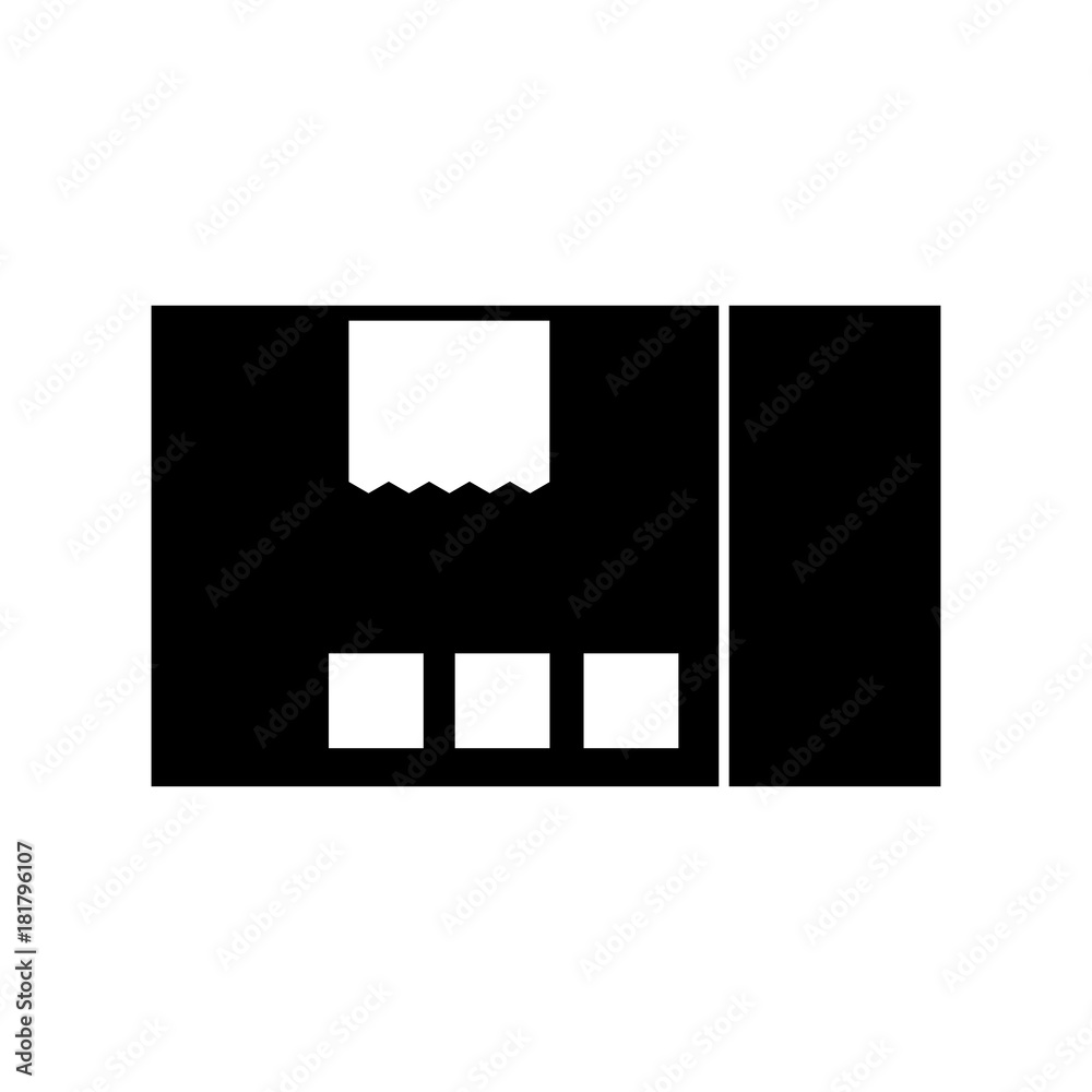 delivery cardboard box pack cargo icon vector illustration delivery cardboard box pack cargo icon vector illustration