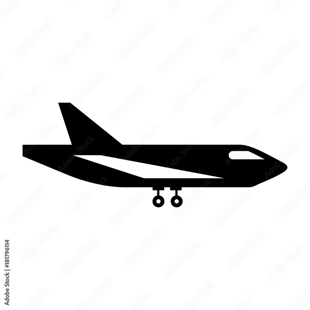 delivery cargo airplane logistic transport shipping vector illustration delivery cargo airplane logistic transport shipping vector illustration