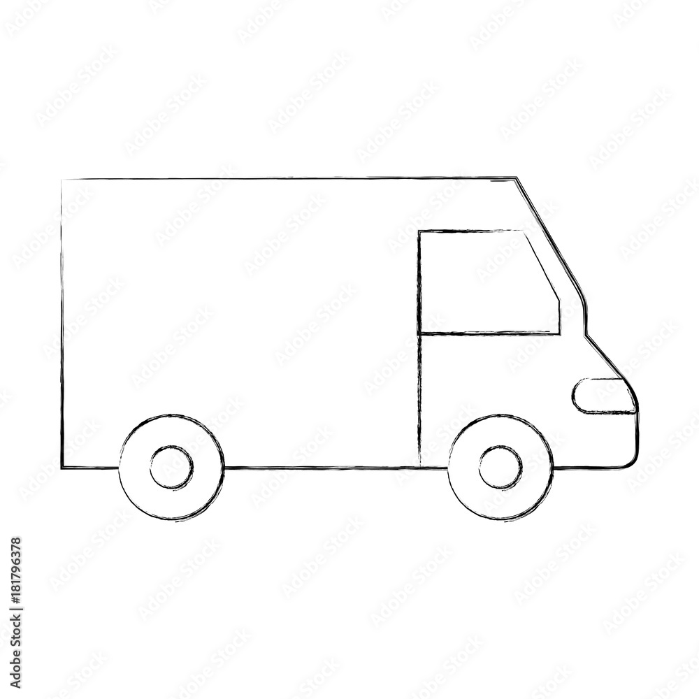 truck icon delivery van service transport business vector illustration truck icon delivery van service transport business vector illustration