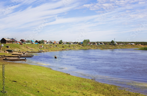 Remote settlement in Siberia, the birthplace of the mayor of Moscow