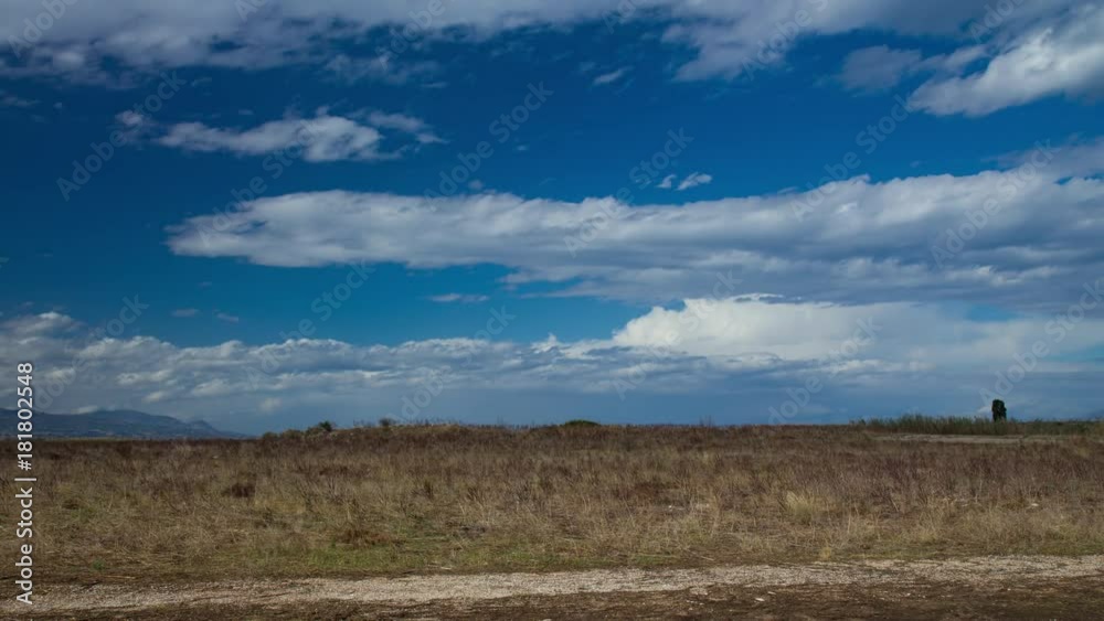 Time lapse of a Greek landscape during autumn Time lapse of a Greek landscape during autumn