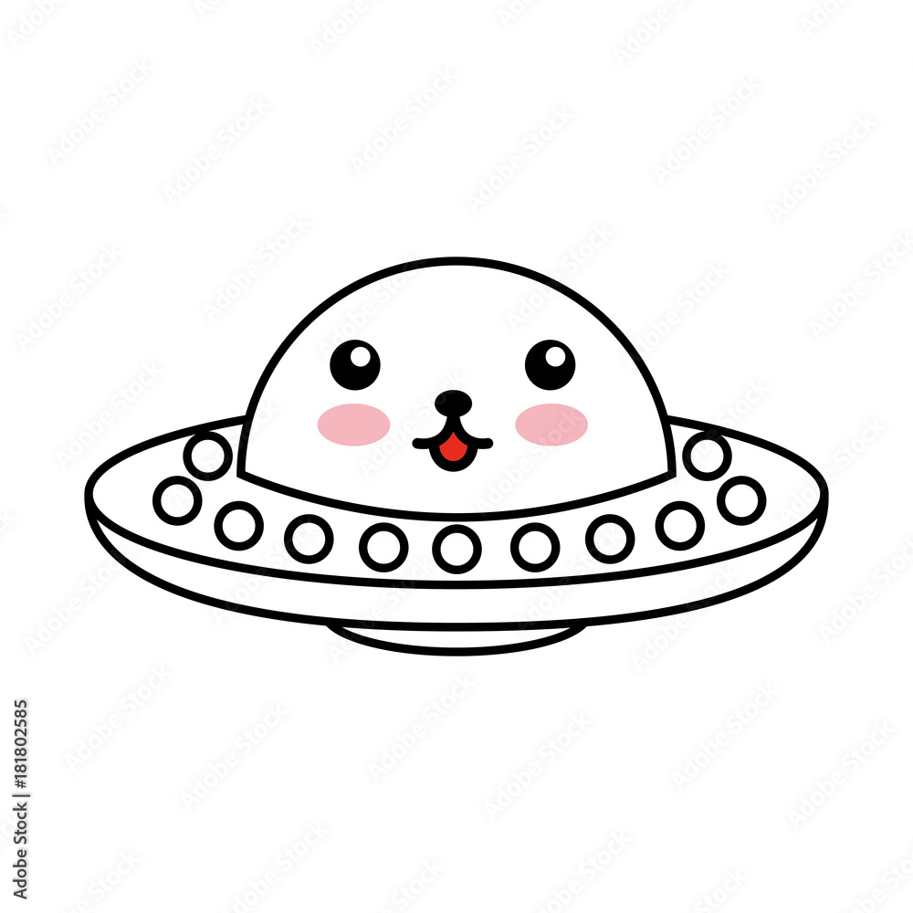 unidentified flying object comic character vector illustration design unidentified flying object comic character vector illustration design