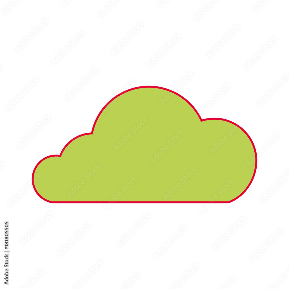 cloud technology data storage information vector illustration cloud technology data storage information vector illustration