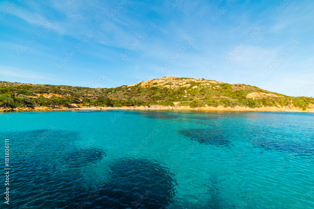 Obraz premium Clear sky over Spalmatore beach