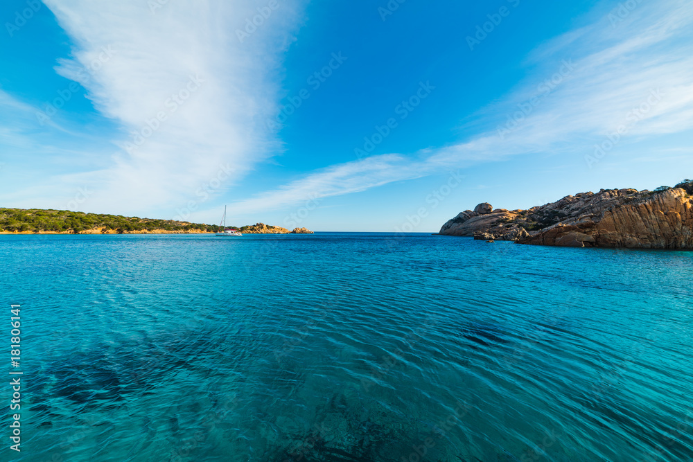 Fototapeta premium Blue sea in Spalmatore beach