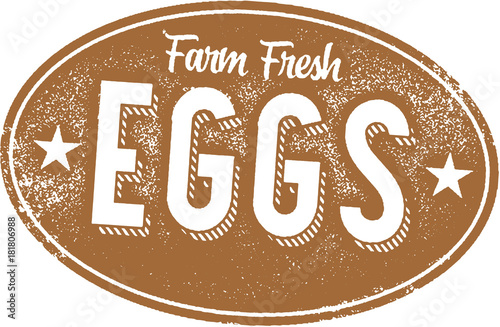 Farm Fresh Eggs Vintage Sign