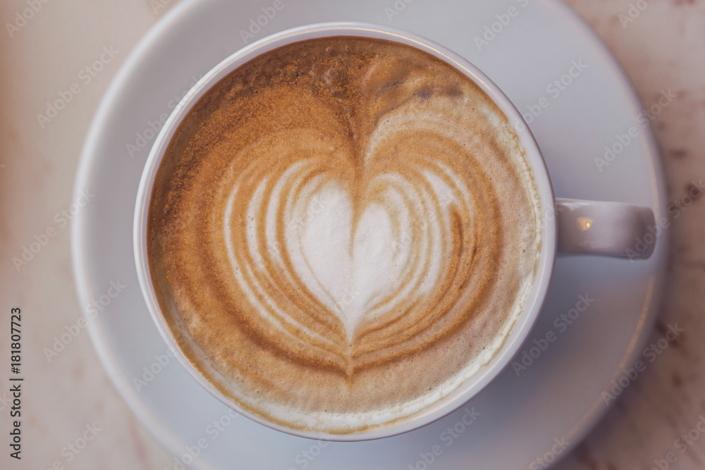 A cup of cappuccino. Macro.Shallow DOF. Toning vintage A cup of cappuccino. Macro.Shallow DOF. Toning vintage