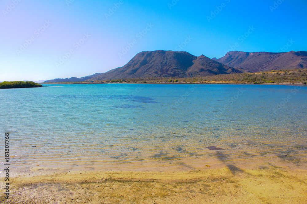 El Requeson Beach Mulegé Baja California Sur- Mar Turquoise