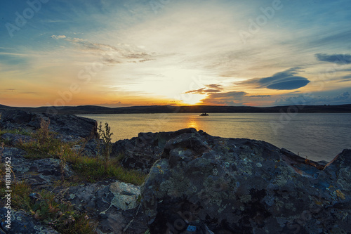 Landscape with sundawn at W...
