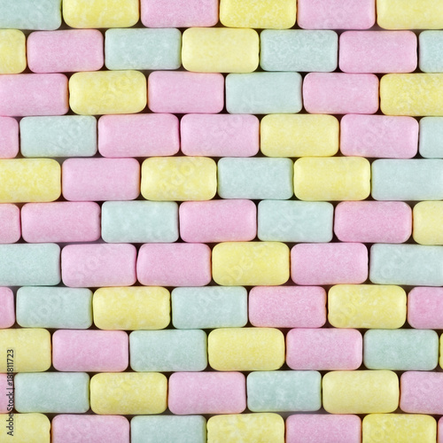 Chewing gum textured background