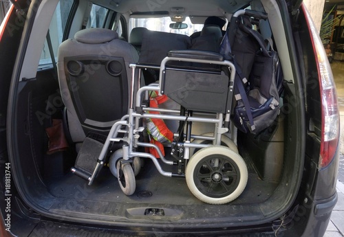 Wallpaper Mural wheelchair in the trunk Torontodigital.ca