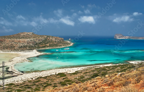 Balos Lagoon on the Greek island of Crete. © GKor
