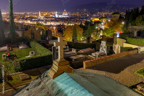 Florence. Duomo at night.